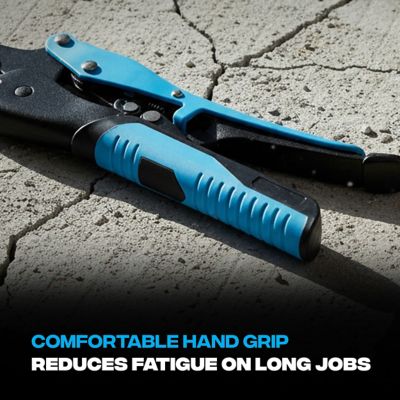 Image showing  Auto Adjust 10-Inch Curve Jaw Pliers, Gripped