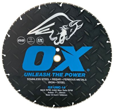 OX Ultimate Metal Cutting 9 in. Vacuum Brazed Diamond Blade