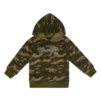 Wrangler Boys' Camo Hoodie