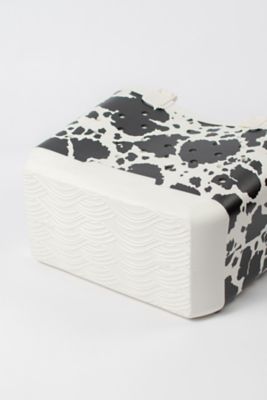 Image showing 6 th American Farm Company Cow Print Tote Bag