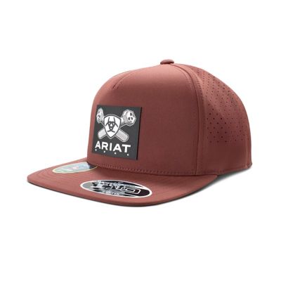 Ariat Burgundy Fabric Snap Back