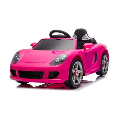 Freddo 12V Porsche Carrera GT 1 Seater Ride on Car, Pink
