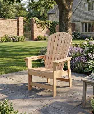 northbeam Riverside Adirondack Dining Chair, Western Red Cedar
