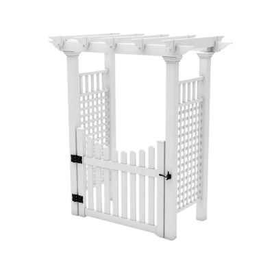 Vita Fairfield Arbor with Picket Gate
