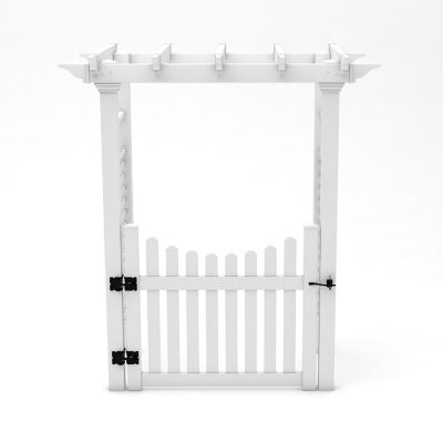 Image showing 4 th Vita Fairfield Arbor with Picket Gate