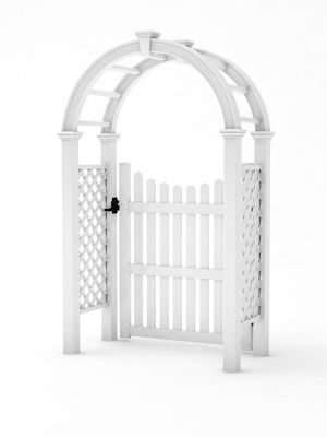 Image showing  Nantucket Legacy Arbor with 60 in. Gate