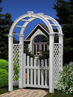 Image showing 1 th Vita Nantucket Legacy Arbor with Picket Gate