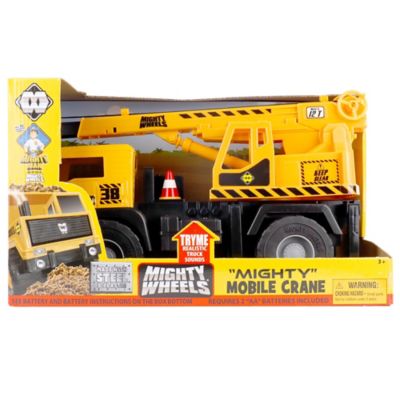 CMJ RC Mighty Wheels 16 in. Mighty Mobile Crane Truck