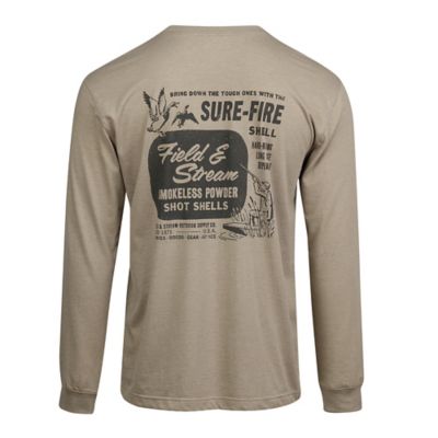 Field & Stream Men's Sure Fire Crew Neck Long-Sleeve T-Shirt