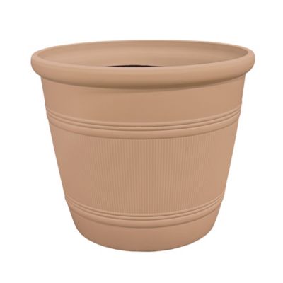 Growscape 10 in. Classic Basket Planter, Light Terracotta