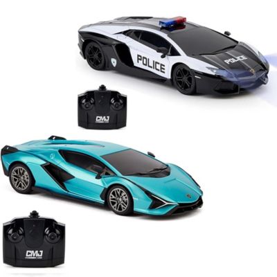 CMJ RC RC Car, Lamborghini Twin Pack, Sian FKP 37 & Aventador LP700-4 Police Car