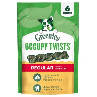 Greenies Occupy Twists Chicken Flavor Natural Dog Treats Regular Size, 8.65 oz., 6 ct.