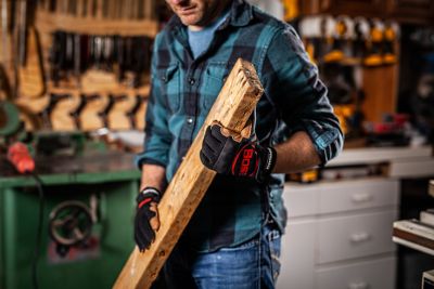Image showing  Durable Padded Utility Leather Work Gloves