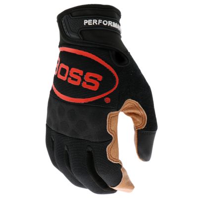 Image showing  Durable Padded Utility Leather Work Gloves