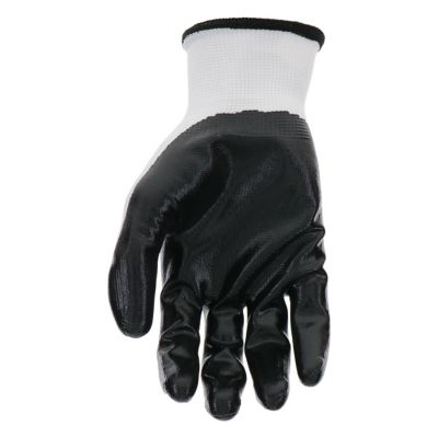Image showing  Nitrile Coated Grip Work Gloves, 5 Pairs