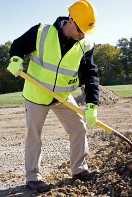 Image showing  High Visibility Pigskin Leather Work Gloves