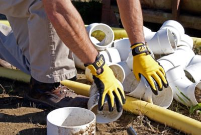 Image showing 3 th CAT Nylon Work Gloves with Adjustable Wrist