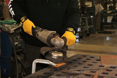 Image showing 4 th CAT Nylon Work Gloves with Adjustable Wrist