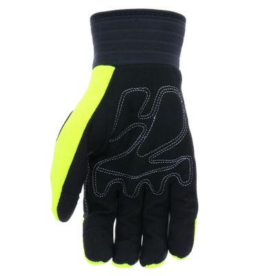 Image showing 3 th CAT Synthetic Leather Padded Palm Utility Work Gloves with Adjustable Wrist