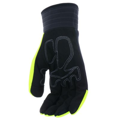 Image showing 4 th CAT Synthetic Leather Padded Palm Utility Work Gloves with Adjustable Wrist