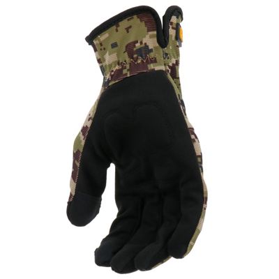 Image showing  Touchscreen Padded Palm Utility Work Gloves
