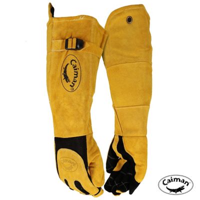Caiman Premium Split Deerskin MIG/Stick Welder's Glove with Fleece/Foam Insulation