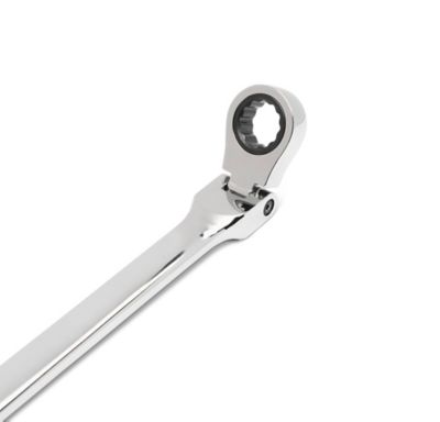 Image showing  7/16in. X 1/2in. 90T 12 Point GearBox Double Flex Ratcheting Wrench