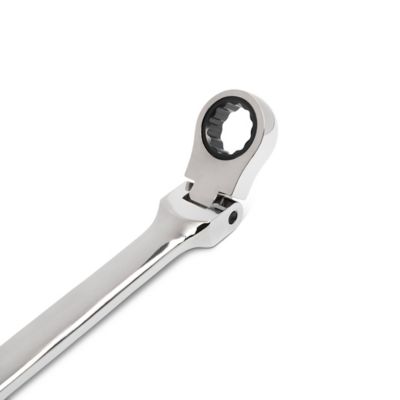 Image showing  17mm X 19mm 90T 12 Point GearBox Double Flex Ratcheting Wrench
