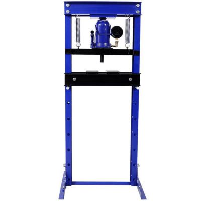 Image showing  20 Ton Bottle Jack Shop Press with Gauge, Blue