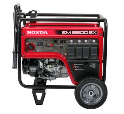 Honda 7000/5500 W Electric and Recoil Start Gasoline Portable Generator with Bluetooth and CO-MINDER