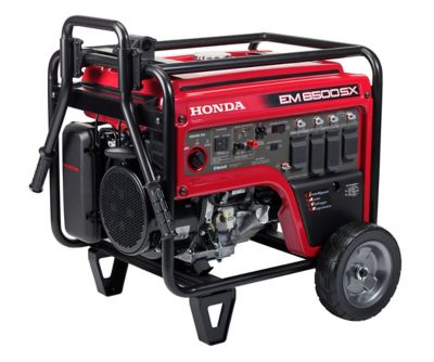 Image showing  7000/5500 W Electric and Recoil Start Gasoline Portable Generator with Bluetooth and CO-MINDER