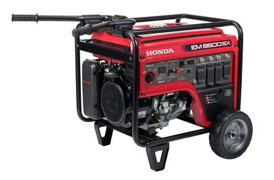 Image showing  7000/5500 W Electric and Recoil Start Gasoline Portable Generator with Bluetooth and CO-MINDER