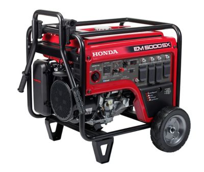 Image showing  7000/4500-Watt Electric and Recoil Start Gasoline Portable Generator with Bluetooth and CO-MINDER