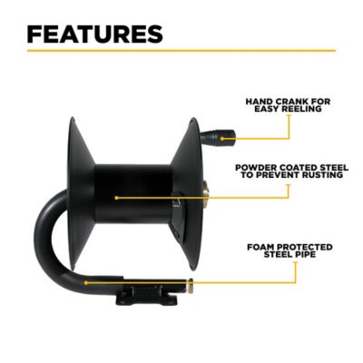 Image showing  PW 50 ft x 3/8 in. Hose Reel