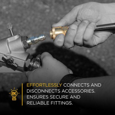 Image showing  PW Female 1/4 in. and 3/8 in. Quick Connect Fitting 4 pc. Kit