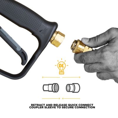Image showing  PW Male 1/4 in. and 3/8 in. Quick Connect Fitting 4 pc. Kit