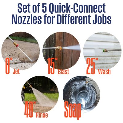 Image showing  3400 PSI 2.6 GPM Cold Water Gas Pressure Washer with 3400 PSI Surface Cleaner