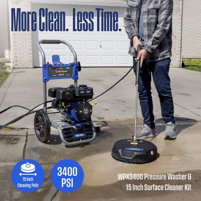 Image showing 9 th Westinghouse 3400 PSI 2.6 GPM Cold Water Gas Pressure Washer with 3400 PSI Surface Cleaner