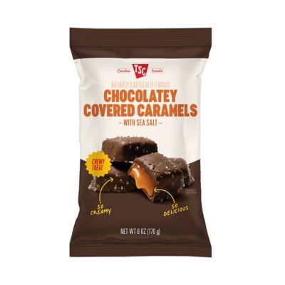Tractor Supply Chocolatey Covered Caramels with Sea Salt, 6 oz.