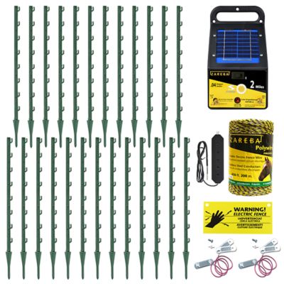Zareba Solar Electric Fence Garden Kit