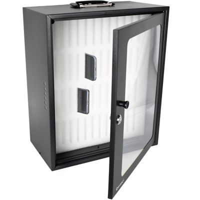 Image showing  48 Capacity Smartphone Lock Box with Key Lock & Carry Handle