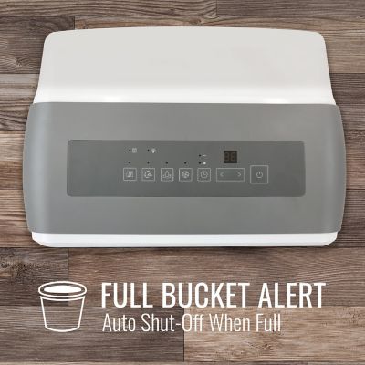 Image showing 4 th Keystone 50 Pint Portable Dehumidifier for 4,500 sq. ft. in White with LED Display & Energy Star Certification