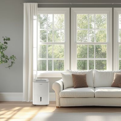 Image showing 5 th Frigidaire 50 Pint Dehumidifier for Medium & Large Rooms