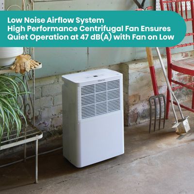 Image showing  25 Pint Dehumidifier for 1,500 sq. ft., White