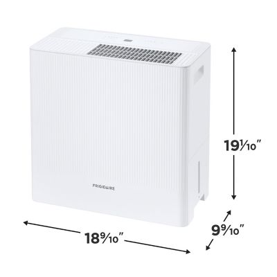 Image showing 1 th Frigidaire 50 Pint Dehumidifier with Pump for Medium and Large Rooms, White