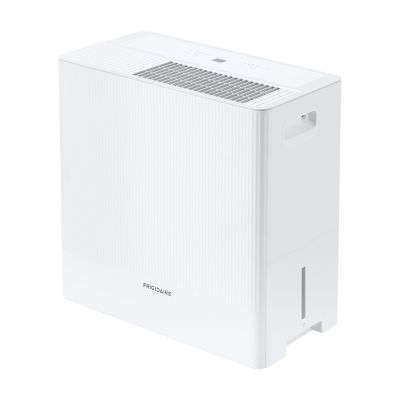 Image showing 7 th Frigidaire 50 Pint Dehumidifier with Pump for Medium and Large Rooms, White