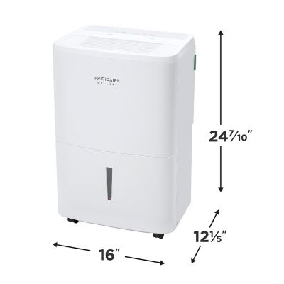 Image showing 1 th Frigidaire 50 Pint Smart Dehumidifier with Built-in Allergy Filter and Wi-Fi Enabled for Medium and Large Rooms, White