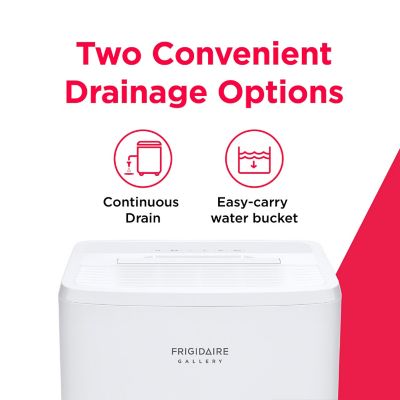 Image showing 10 th Frigidaire 50 Pint Smart Dehumidifier with Built-in Allergy Filter and Wi-Fi Enabled for Medium and Large Rooms, White