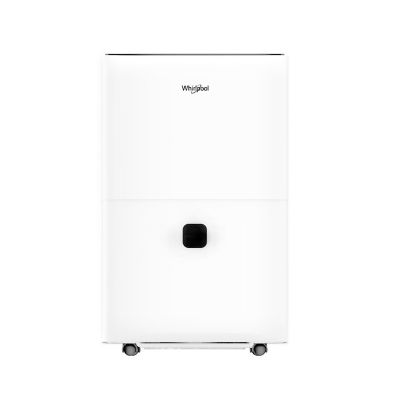 Image showing 2 th Whirlpool 32 Pint Dehumidifier for 1,500 sq. ft. with Caster Wheels & Carry Handles in White