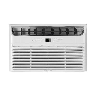 Frigidaire 12,000 BTU (DOE) 230V Wall Air Conditioner Cools 550 sq. ft. with Supplemental Heat, White